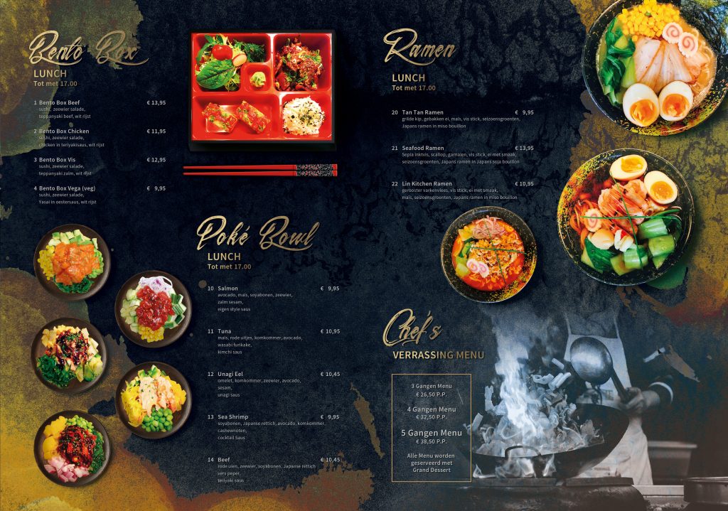 Menus Lin Kitchen